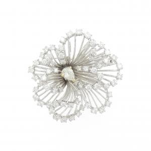 タサキ ダイヤモンド ブローチ 1.61CT