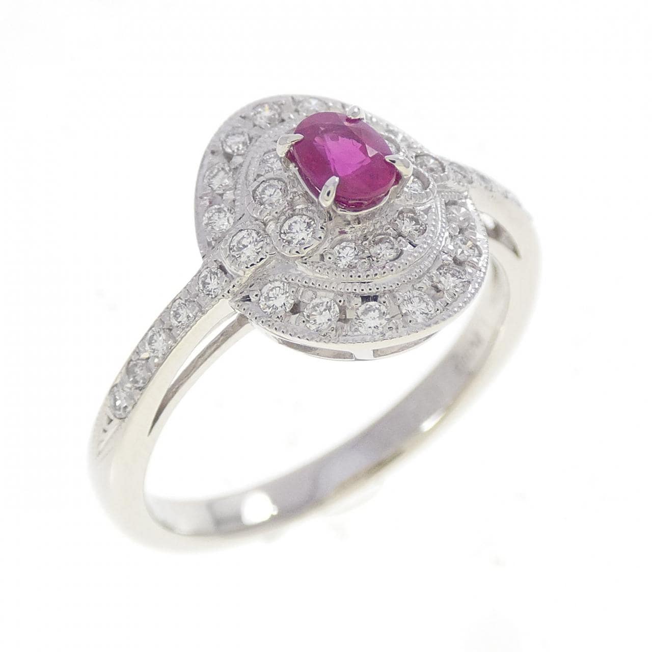 PT900 ルビー リング 0.272CT