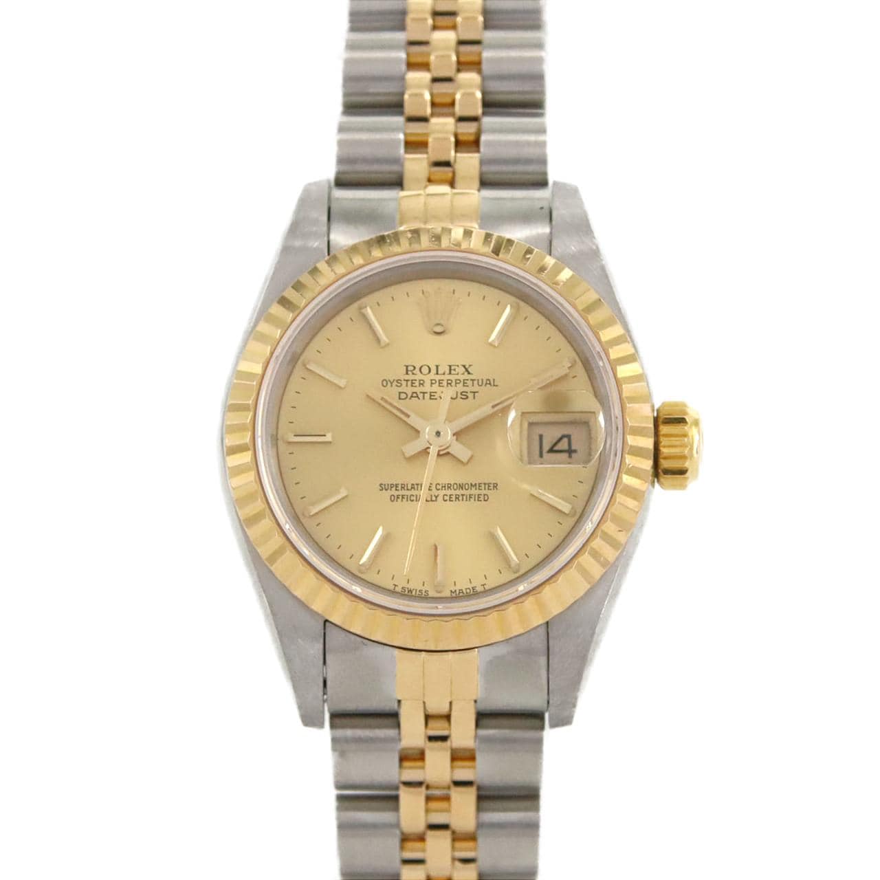 ロレックス デイトジャスト 69173 SSxYG 自動巻 E番