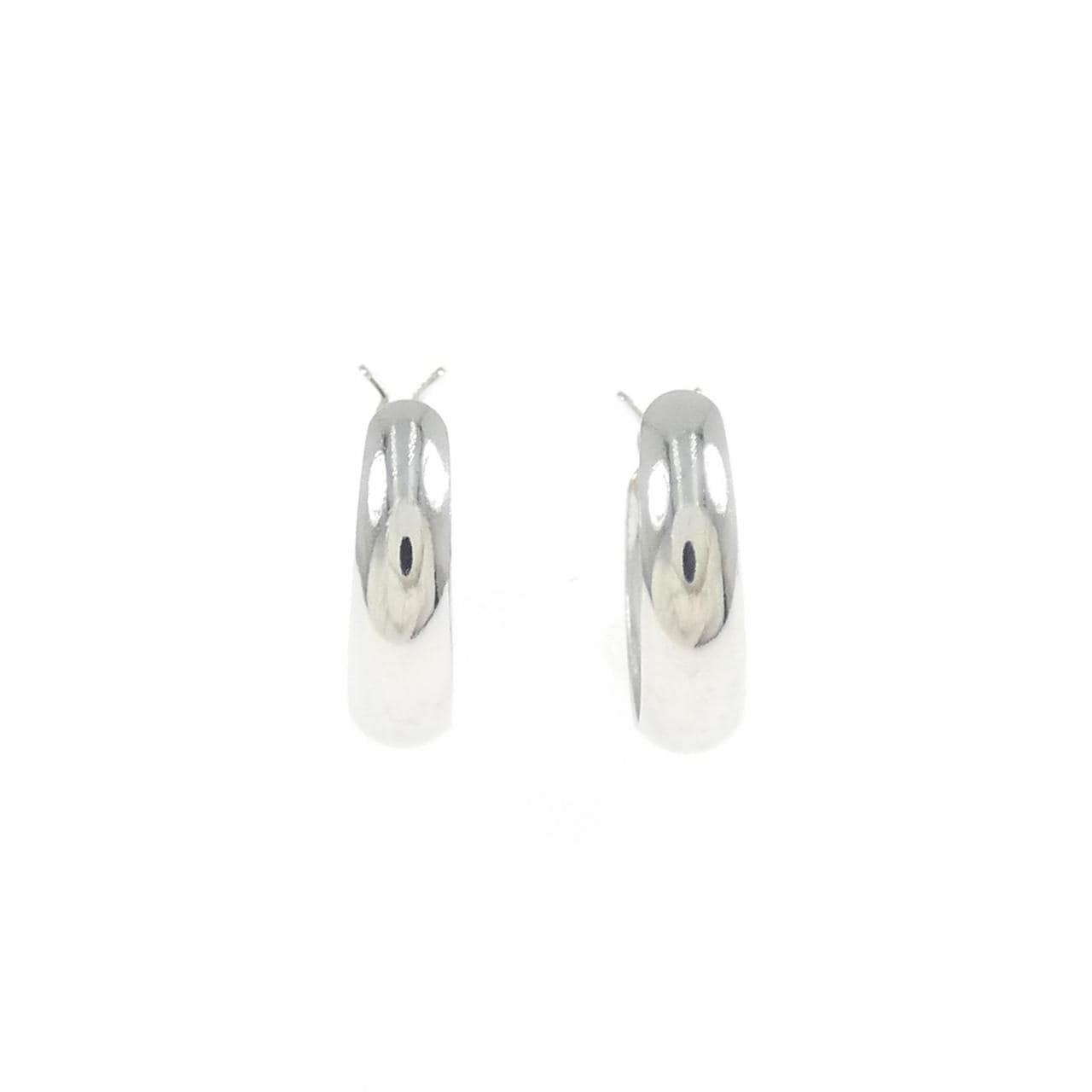 【新品】K18WG フープ ピアス