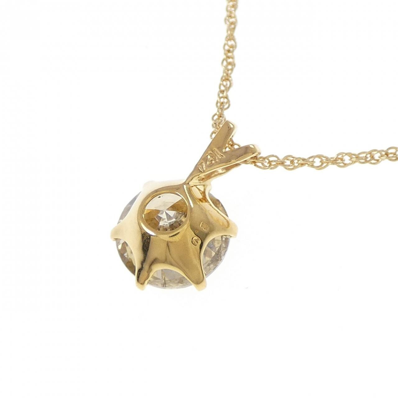 K24YG/K18YG ダイヤモンド ネックレス 2.0CT