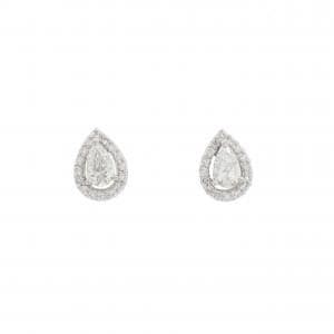 PT900 ダイヤモンド ピアス 0.497CT