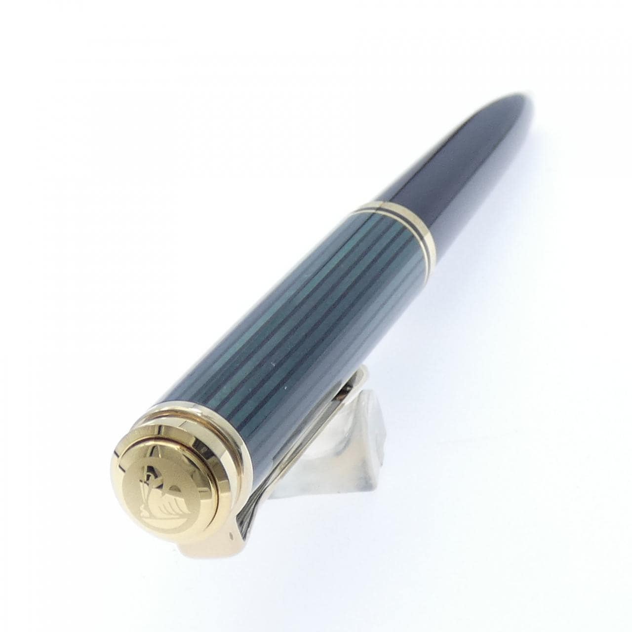 ペリカン スーベレーンK800グリーンストライプ ボールペン