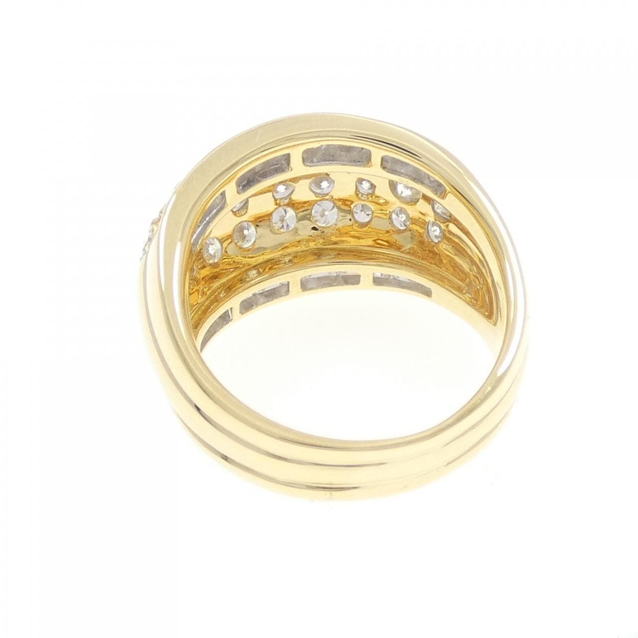 K18YG ダイヤモンド リング 2.62CT