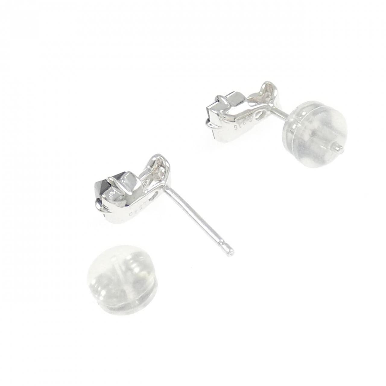 K18WG ダイヤモンド ピアス 0.656CT