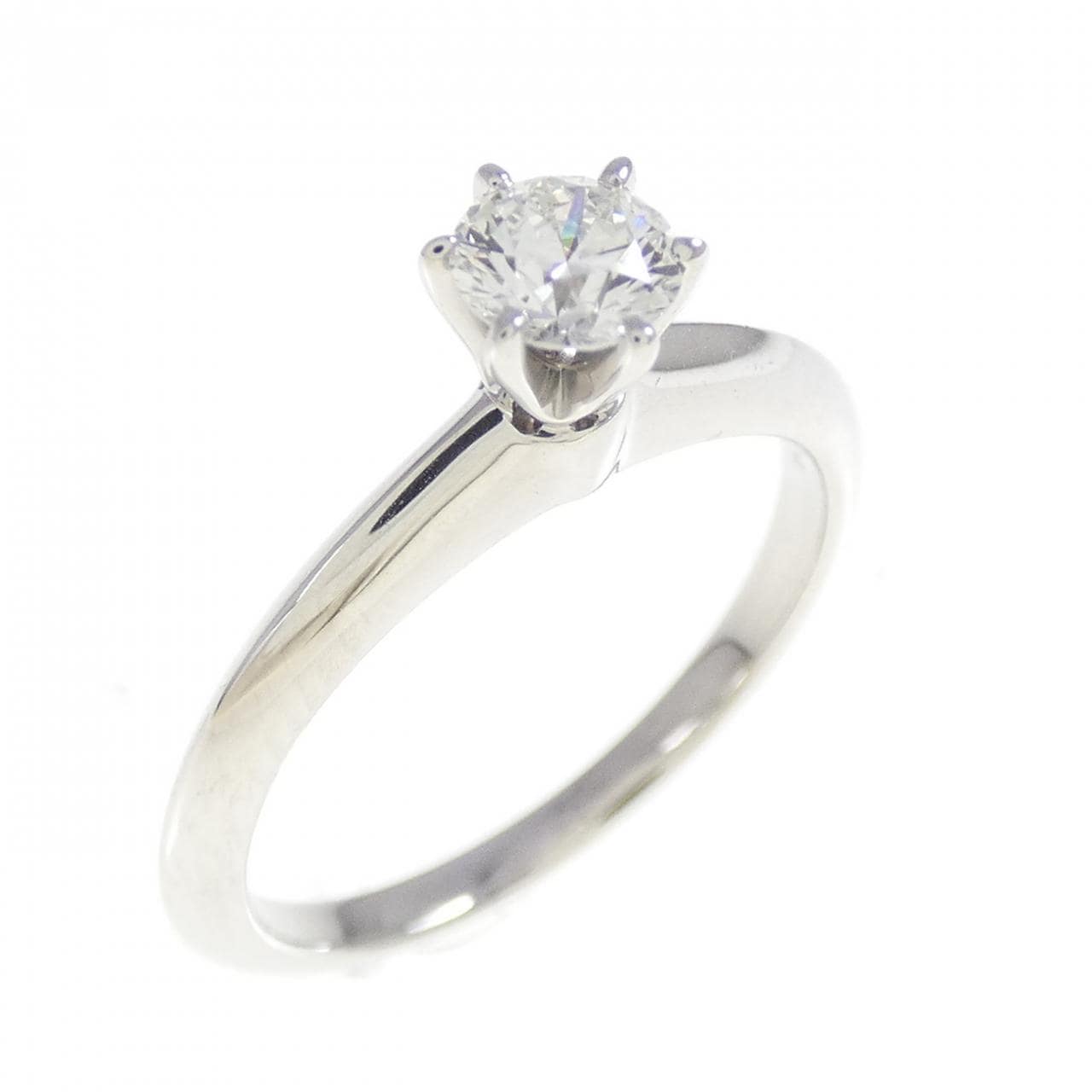 ティファニー クラシックソリティア リング 0.27CT I VS1 3EXT