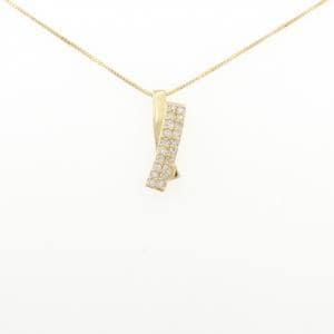 K18YG ダイヤモンド ネックレス 0.19CT