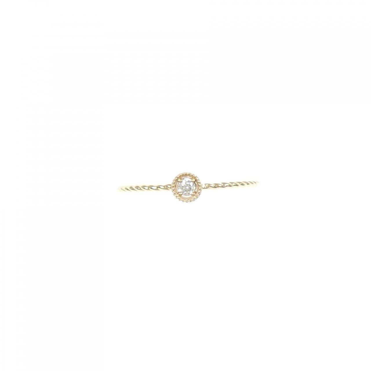 【新品】K18YG ダイヤモンド リング 0.03CT