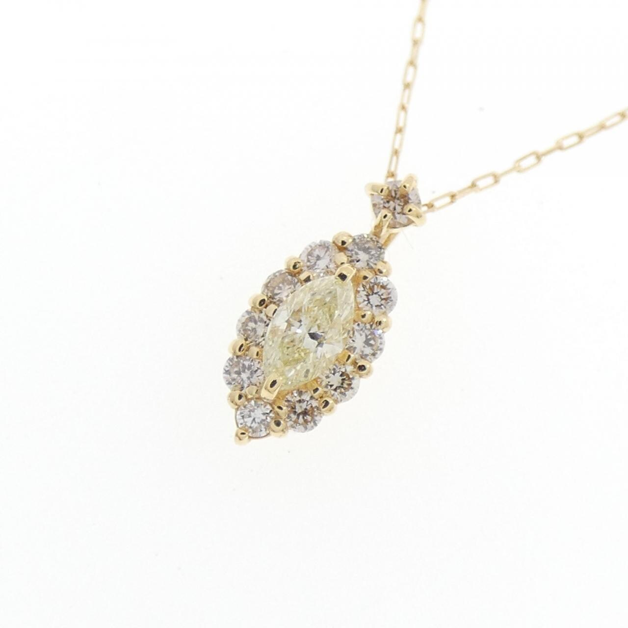 【新品】K18YG ダイヤモンド ネックレス 0.20CT