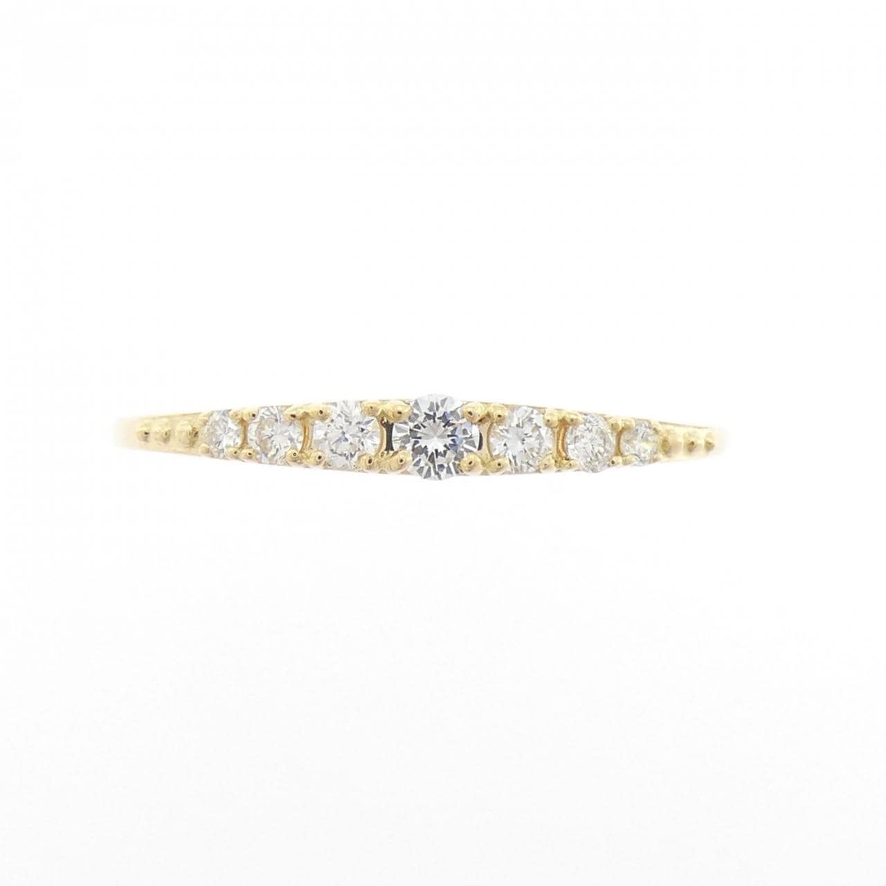 【リメイク】K18YG ダイヤモンド リング 0.15CT