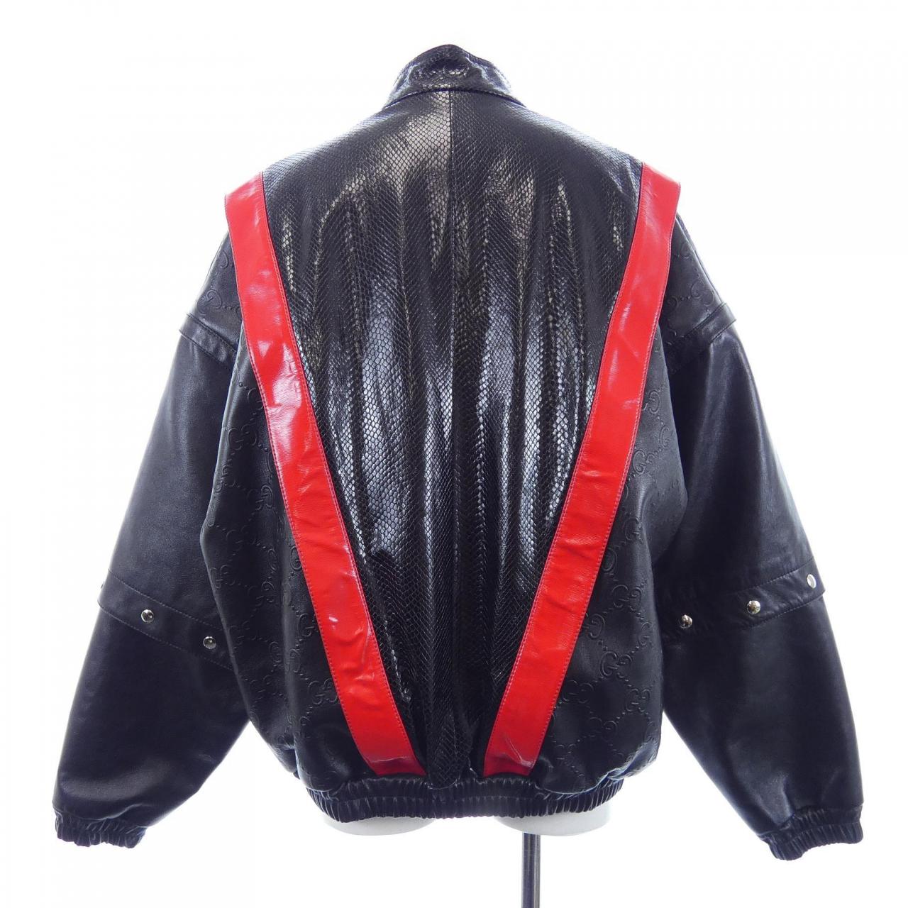 グッチ GUCCI GG 741438 XNAXW レザージャケット