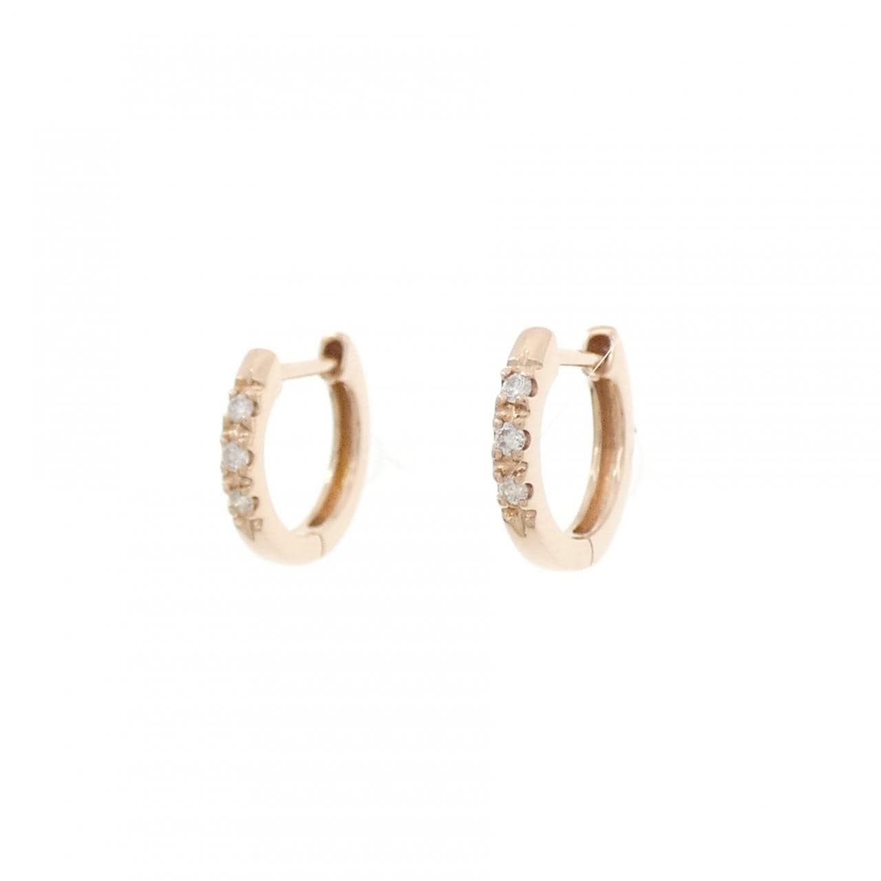 K10PG ダイヤモンド ピアス