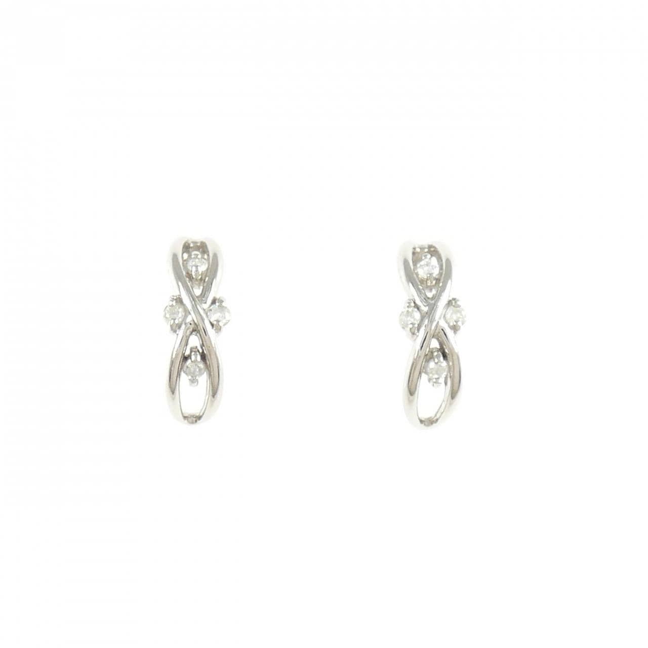 PT850/PT900 ダイヤモンド ピアス 0.08CT