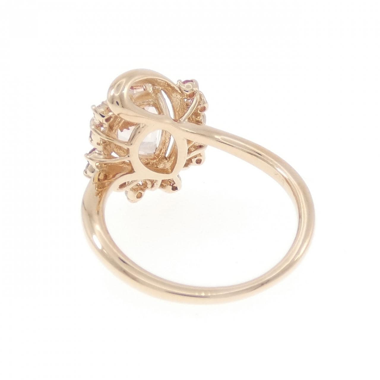K18PG モルガナイト リング 1.01CT