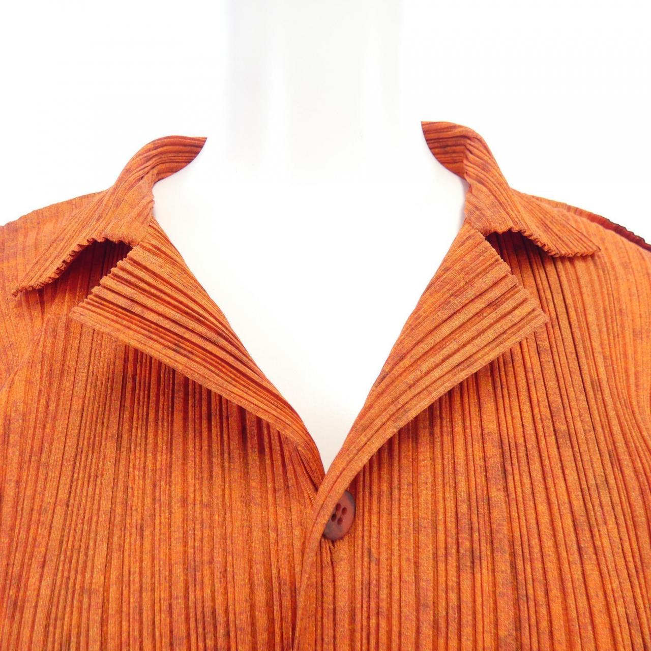 【ヴィンテージ】プリーツプリーズ PLEATS PLEASE 1998 KOREAN FOLK ART PP83-JK724 シャツ