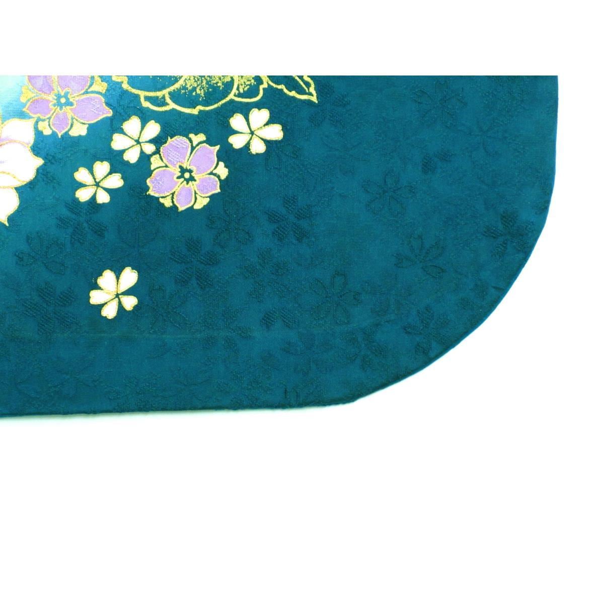 振袖　友禅金彩加工　刺繍入りボカシ染