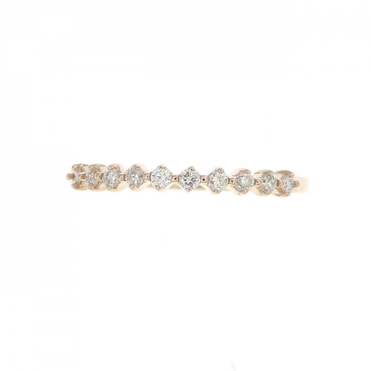 K18PG ダイヤモンド リング 0.10CT