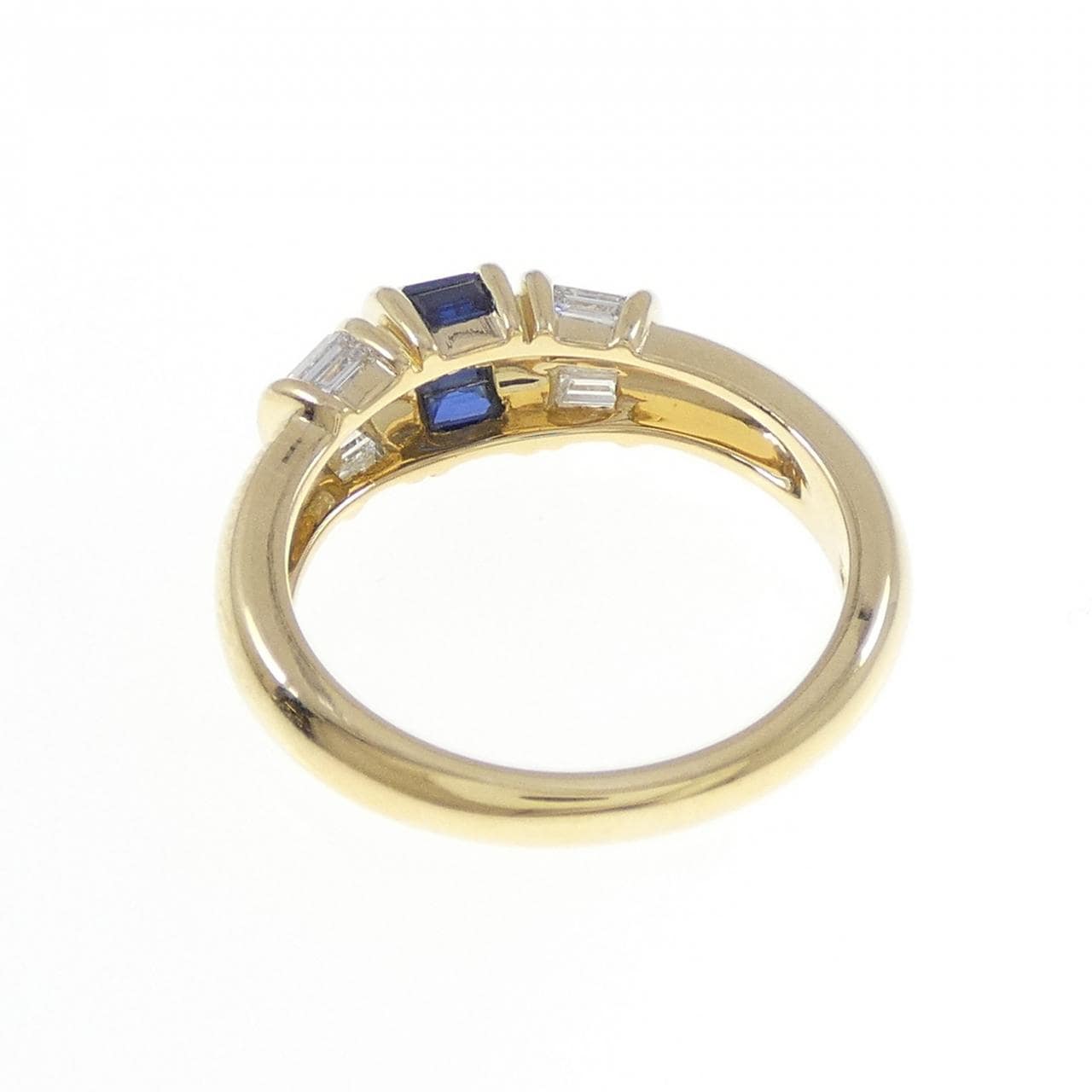 750YG サファイヤ リング 0.53CT