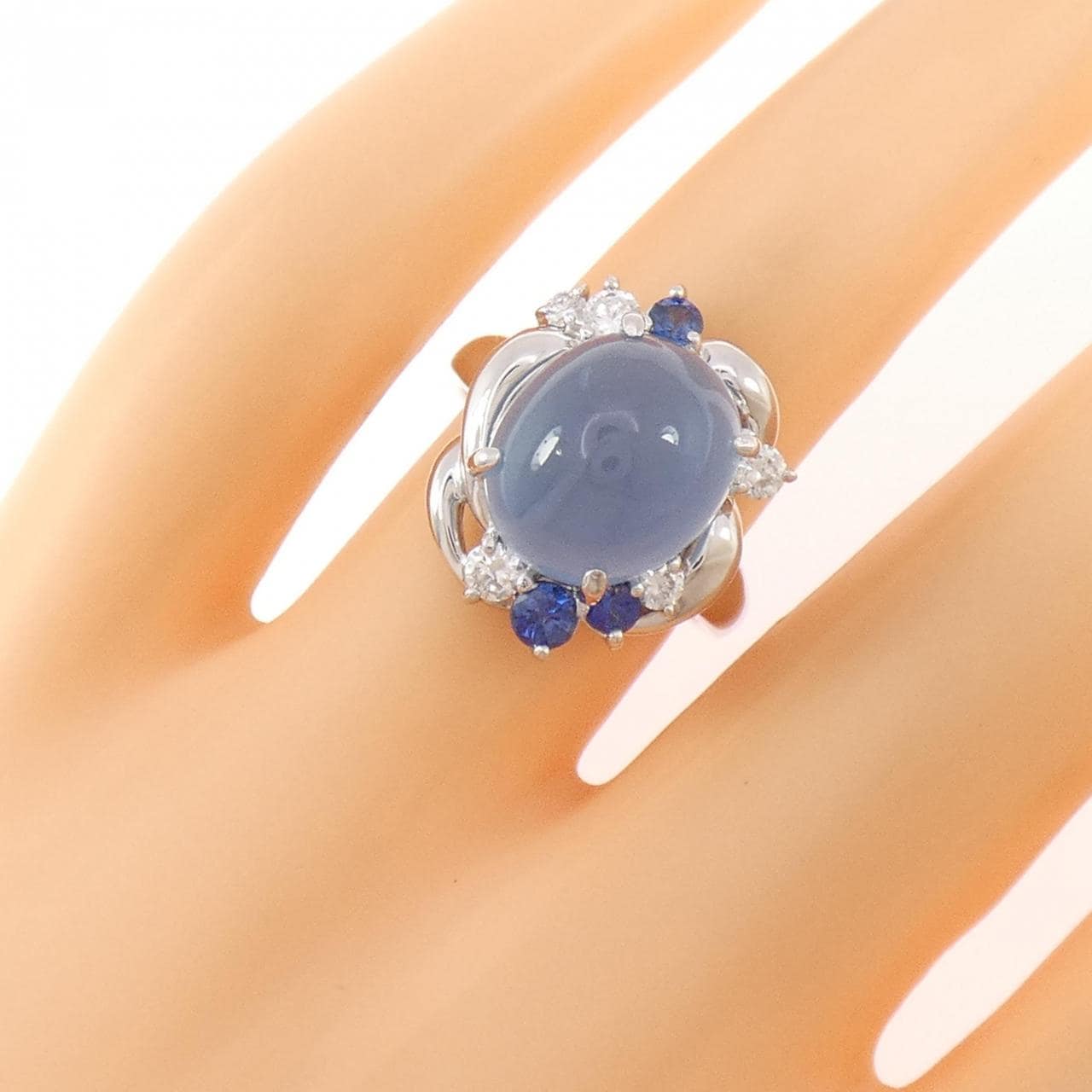 PT900 アクアマリン リング 6.03CT
