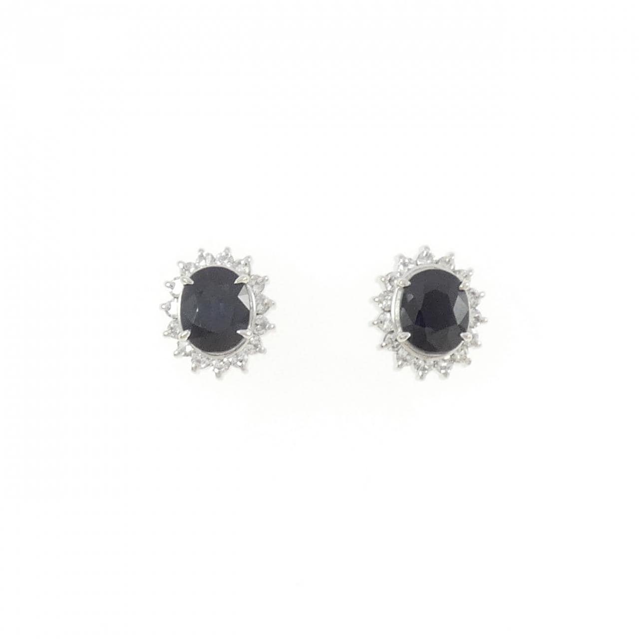 PT900 サファイヤ ピアス 1.86CT