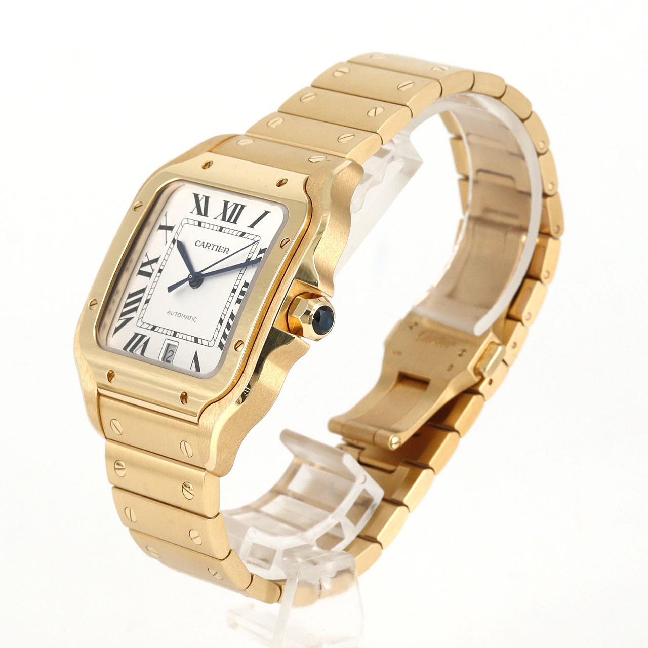 カルティエ サントスドゥカルティエLM YG WGSA0029 YG 自動巻