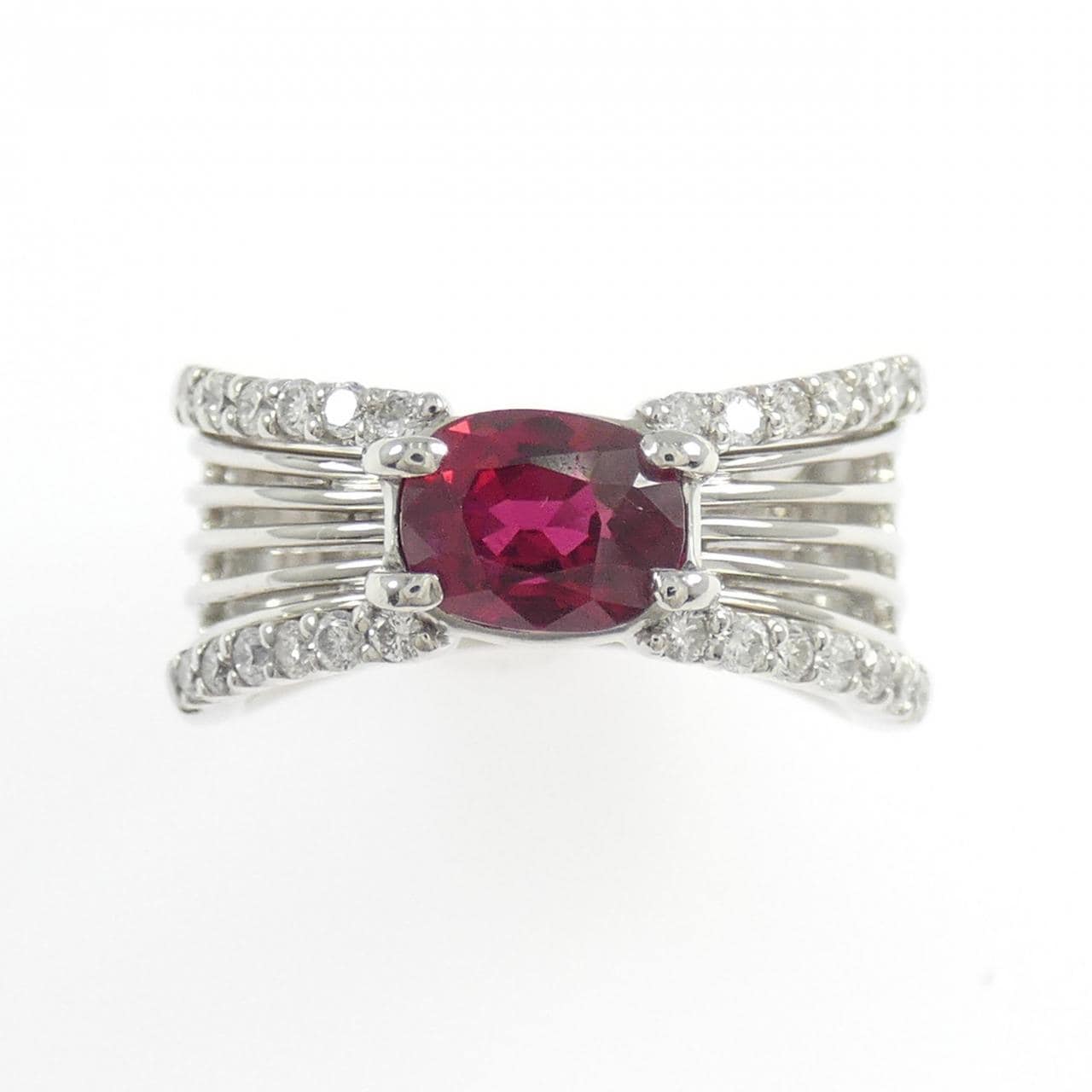 PT900紅寶石戒指1.32CT