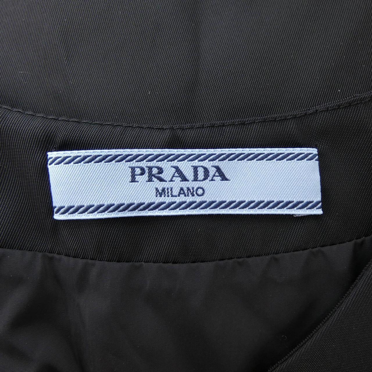 プラダ PRADA トライアングルロゴ ギャバジン ノースリーブドレス 230637 S202 1YFL ワンピース