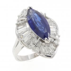 PT900 サファイヤ リング 3.23CT