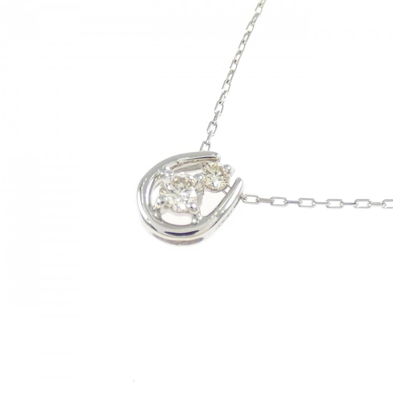 PT900/PT850 ダイヤモンド ネックレス 0.10CT