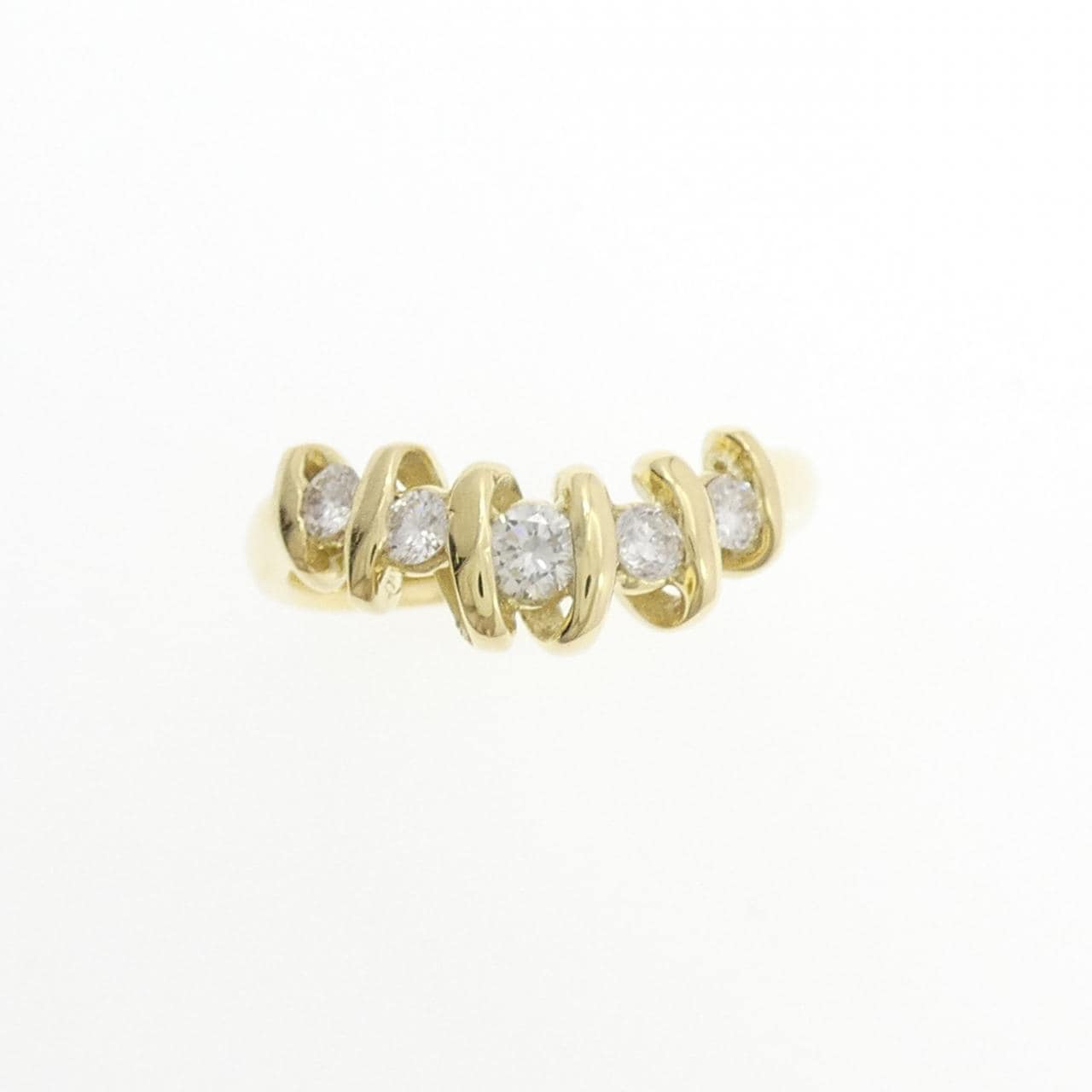 K18YG ダイヤモンド リング 0.31CT