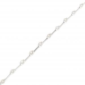 K18WG ダイヤモンド ブレスレット 1.50CT