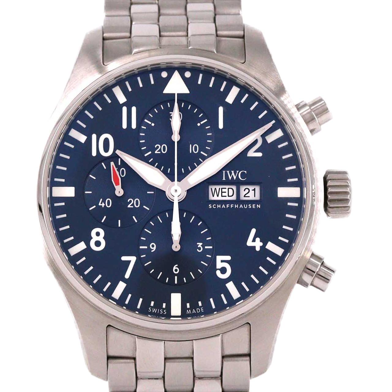 IWC パイロットウォッチクロノグラフプティ･プランス" IW377717 SS 自動巻
