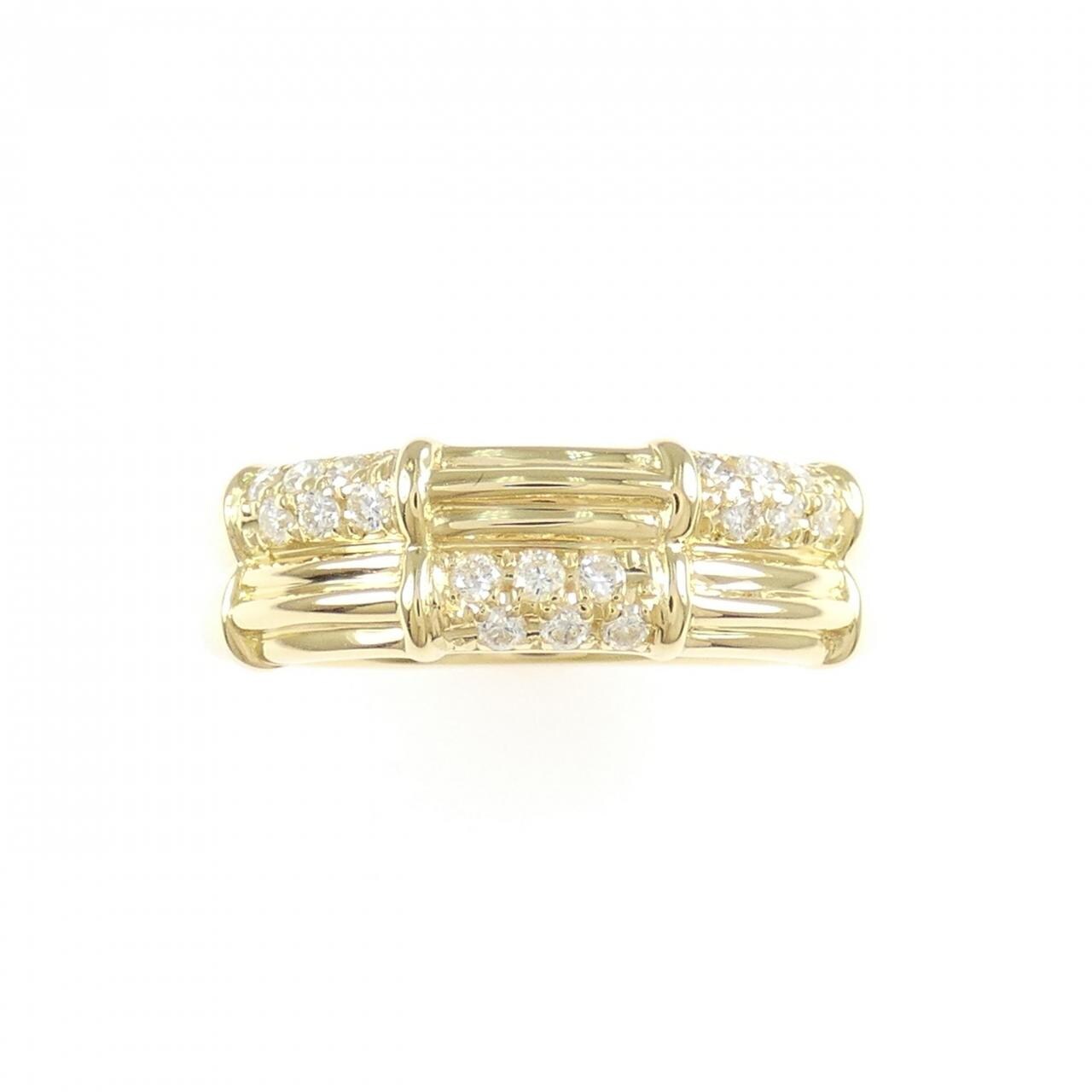 K18YG ダイヤモンド リング 0.26CT