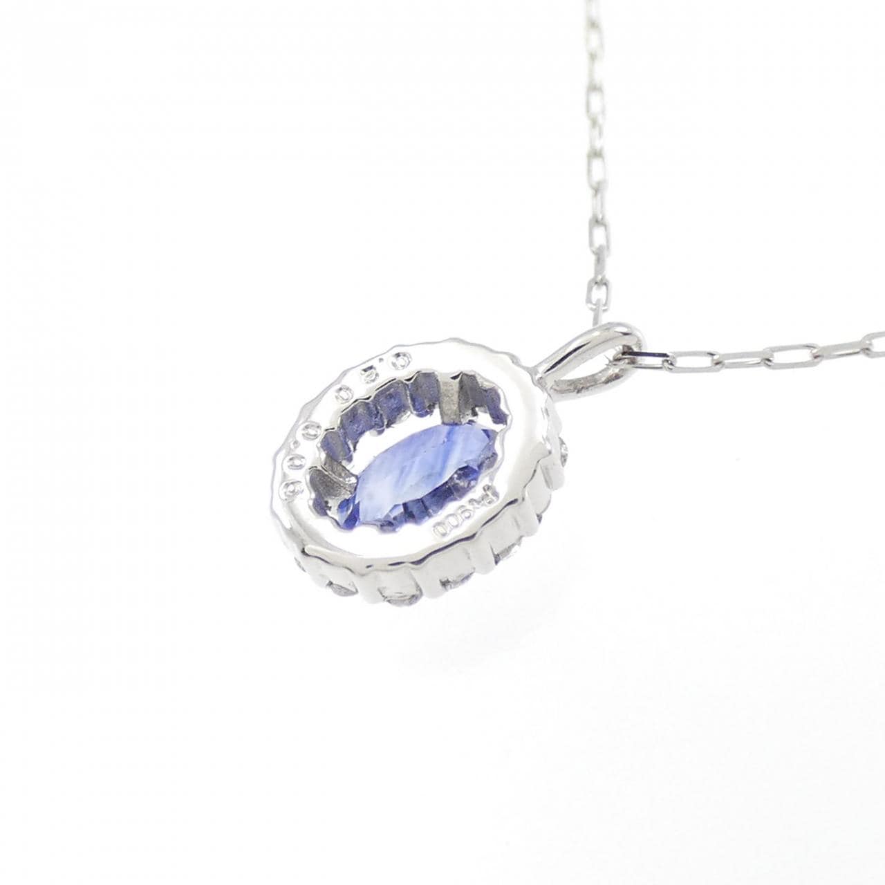 [BRAND NEW] PT Sapphire Necklace 0.20CT