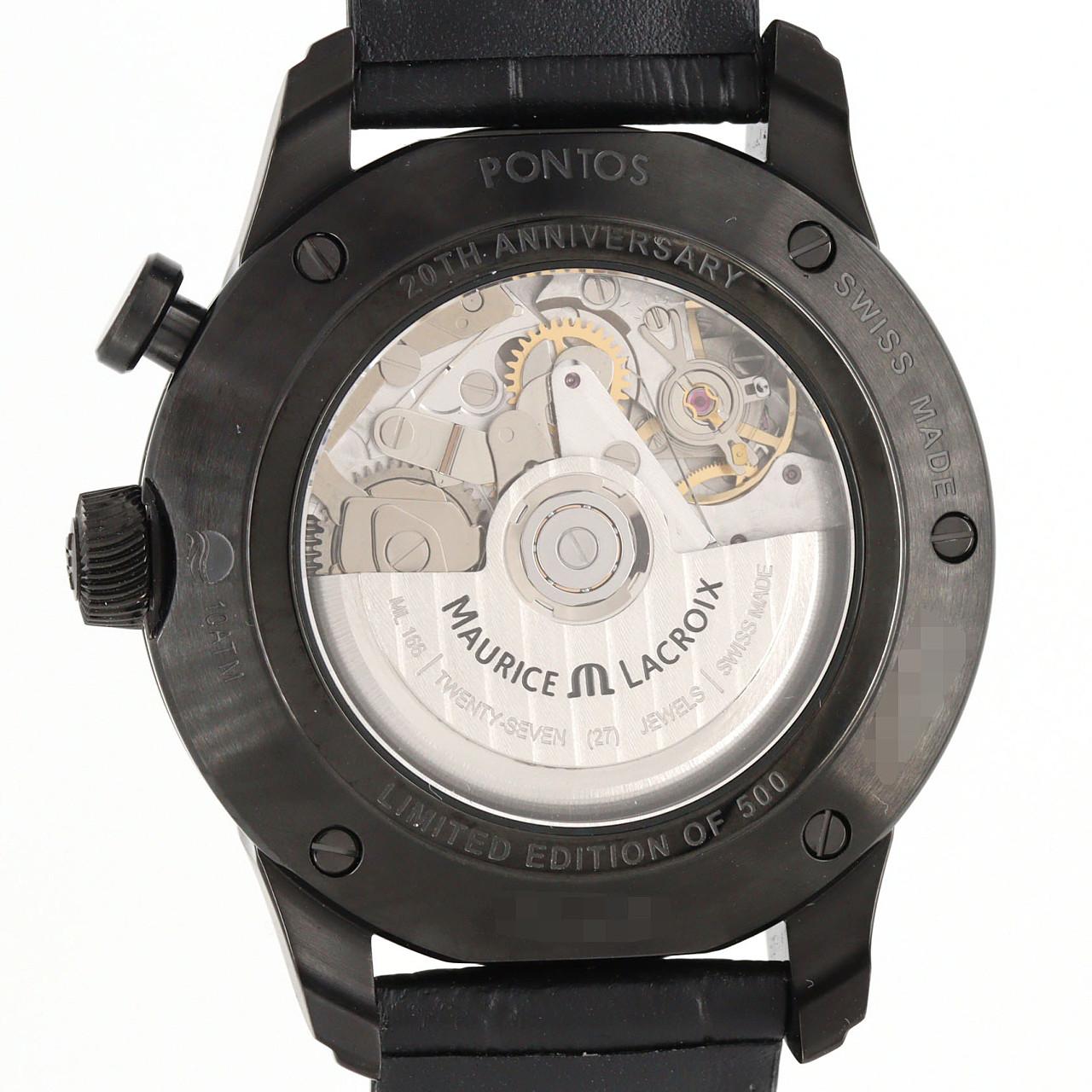 【新品】モーリス･ラクロア ポントスクロノグラフ LTD PT6428-DLB01-320-2 SS 自動巻