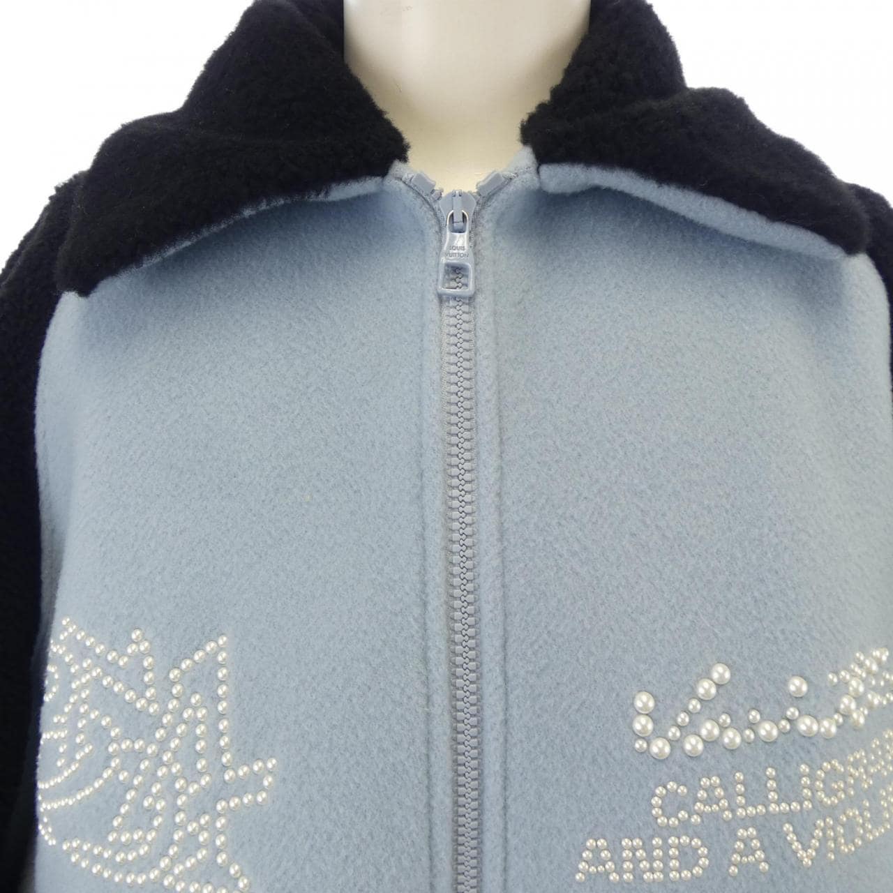 ルイヴィトン LOUIS VUITTON シアリングウールバーシティブルゾン HQL09EVJZ ブルゾン