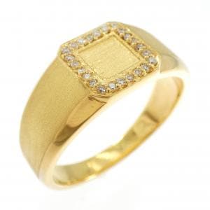 K24YG ダイヤモンド リング 0.11CT