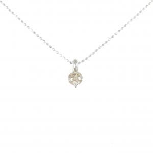 PT1000/K18WG ダイヤモンド ネックレス 0.3CT