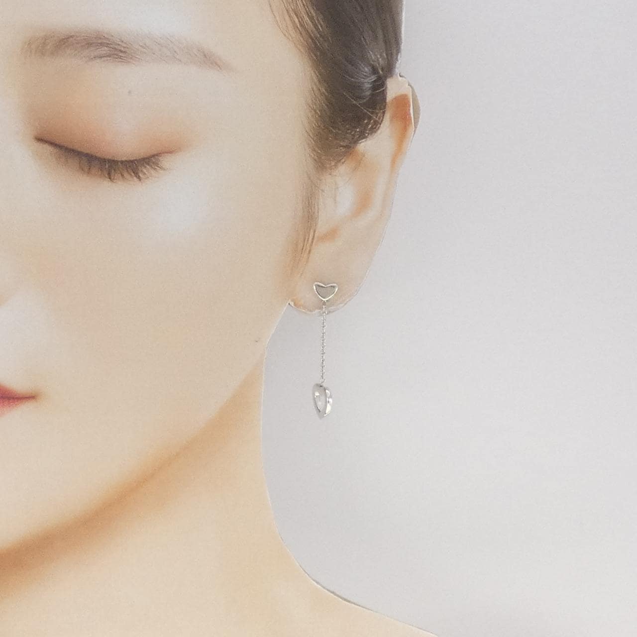 ティファニー ハートリンクドロップ ピアス