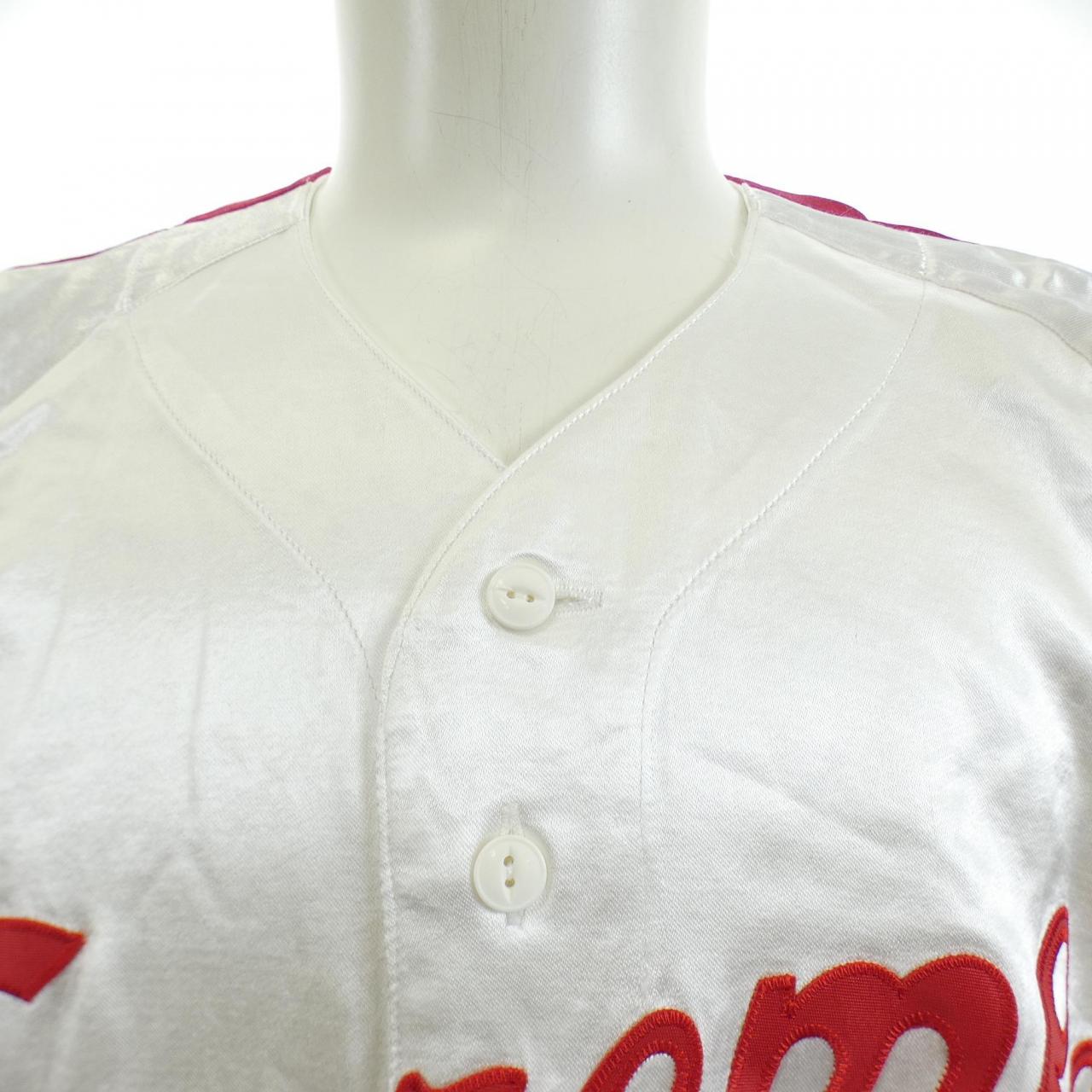 シュプリーム SUPREME SATIN BASEBALL S／Sシャツ