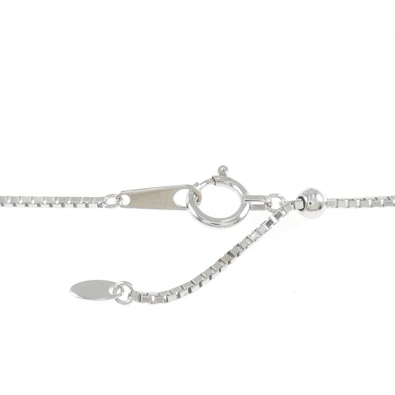 K18WG クロス ダイヤモンド ネックレス 2.00CT