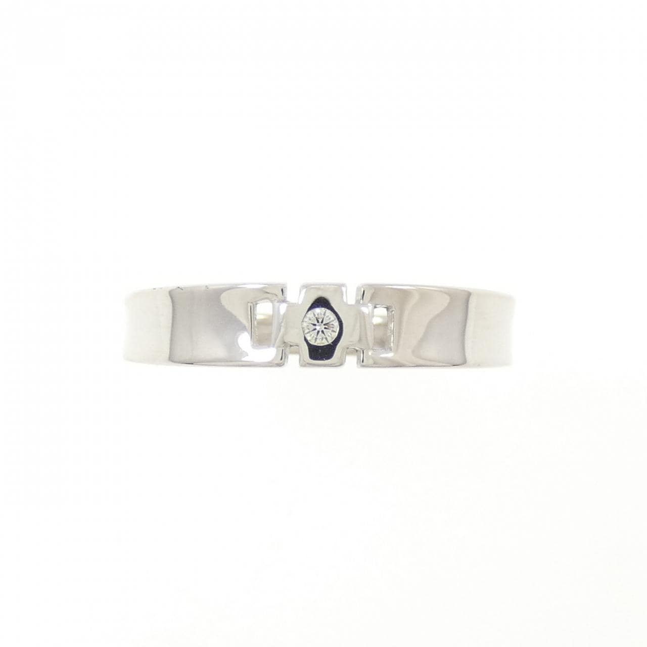 K10WG ダイヤモンド リング 0.01CT