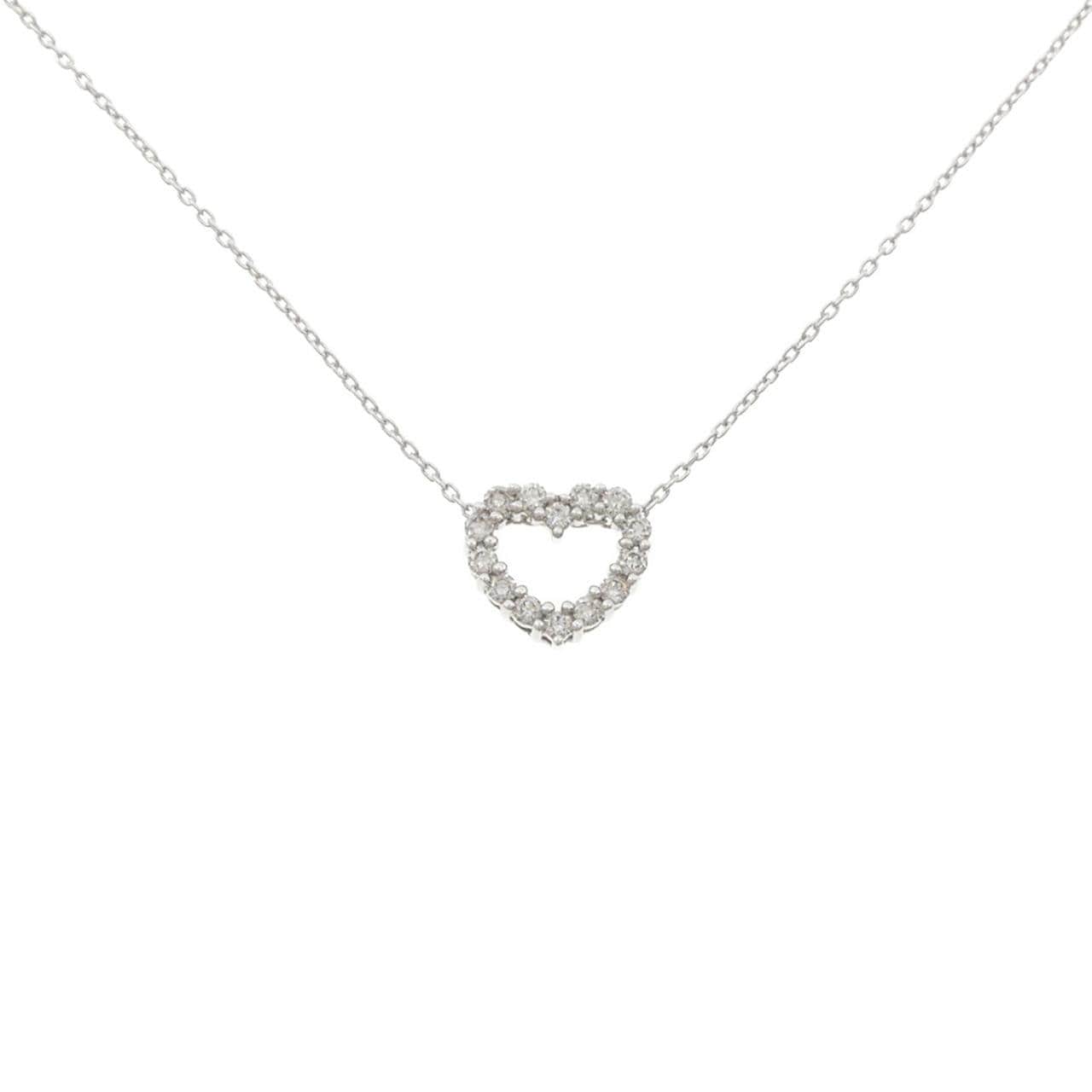 タサキ ハート ダイヤモンド ネックレス 0.18CT