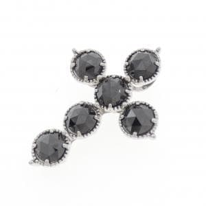 K18WG クロス ダイヤモンド ペンダント 4.00CT