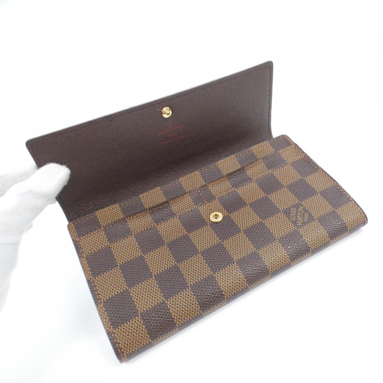 LOUIS VUITTON Damier Portefeuille Sarah N61734 钱包