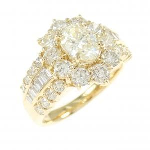 K18YG ダイヤモンド リング 0.78CT