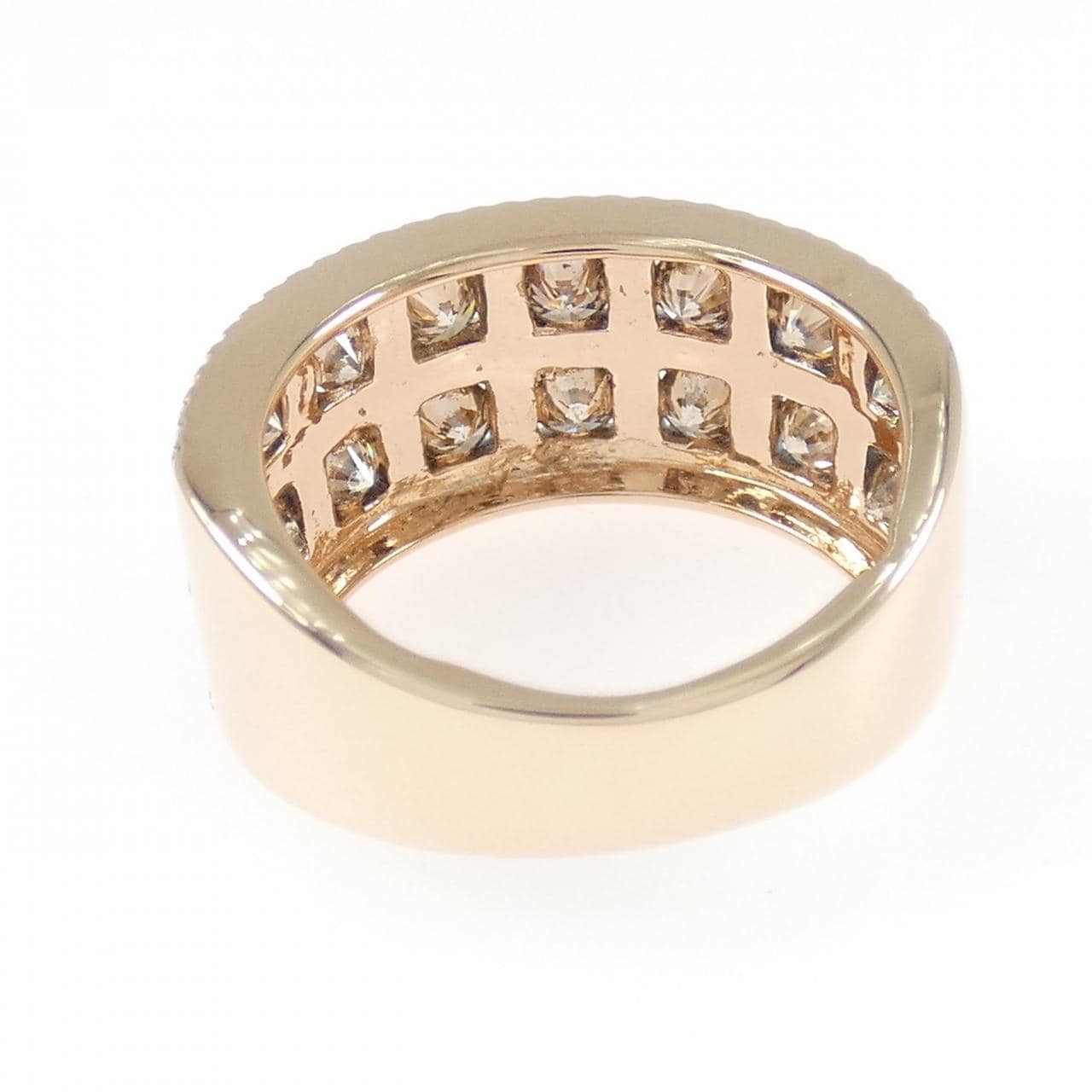 K18PG ダイヤモンド リング 1.90CT