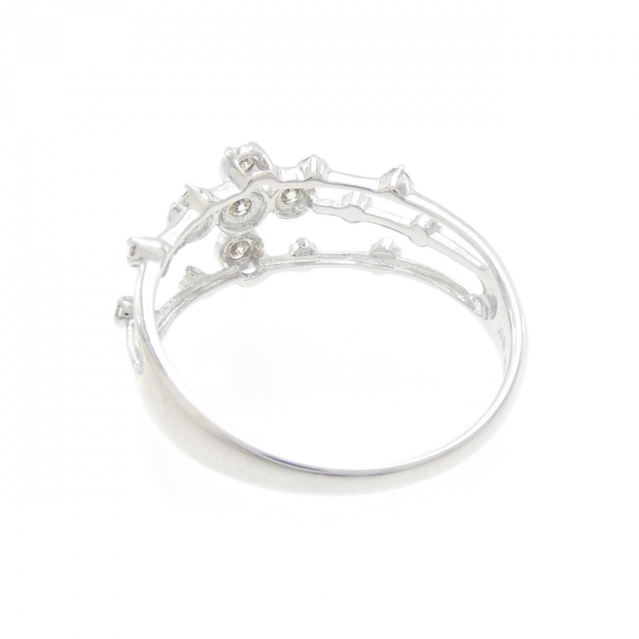 K18WG ダイヤモンド リング 0.20CT
