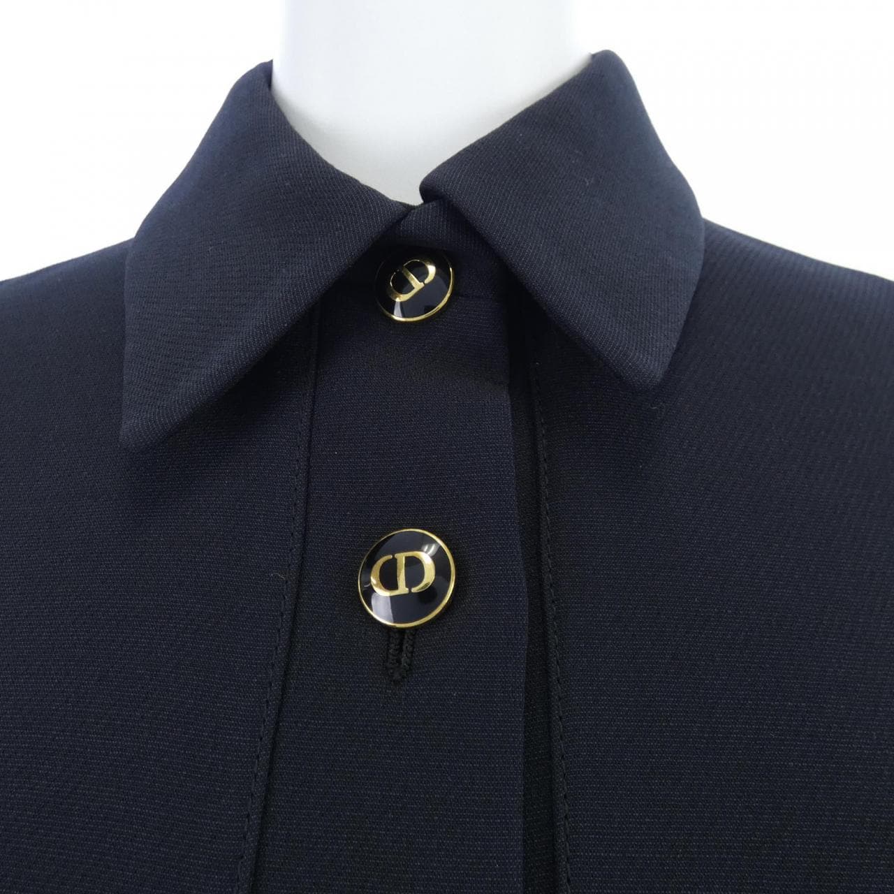 クリスチャンディオール CHRISTIAN DIOR CDボタン 111R07A1166 ワンピース