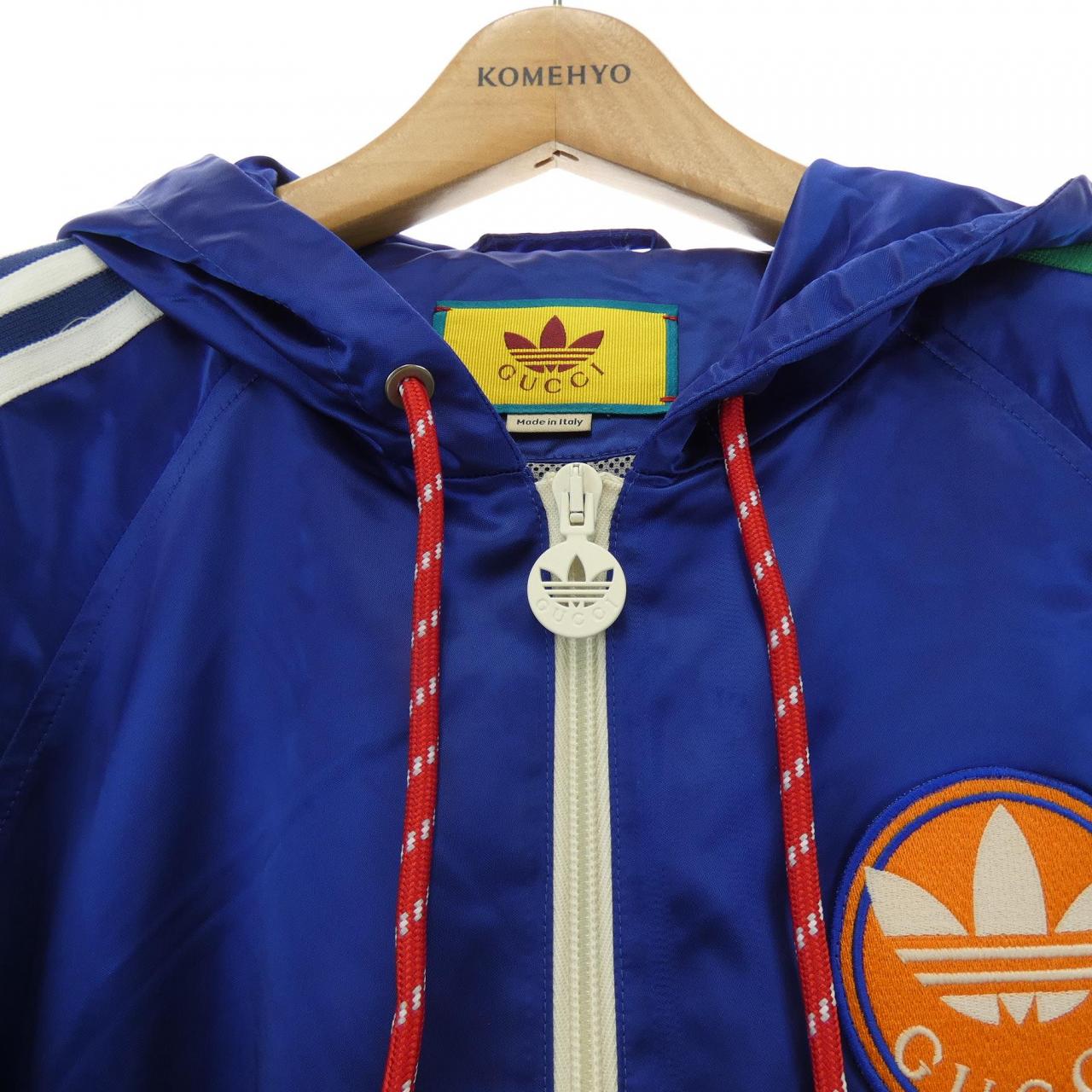 グッチ GUCCI ADIDAS サテンナイロンジャケット 691428 ZAJPI ブルゾン